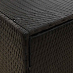 Sodo daiktadėžė, juoda, 198x55,5x80cm, polirotangas