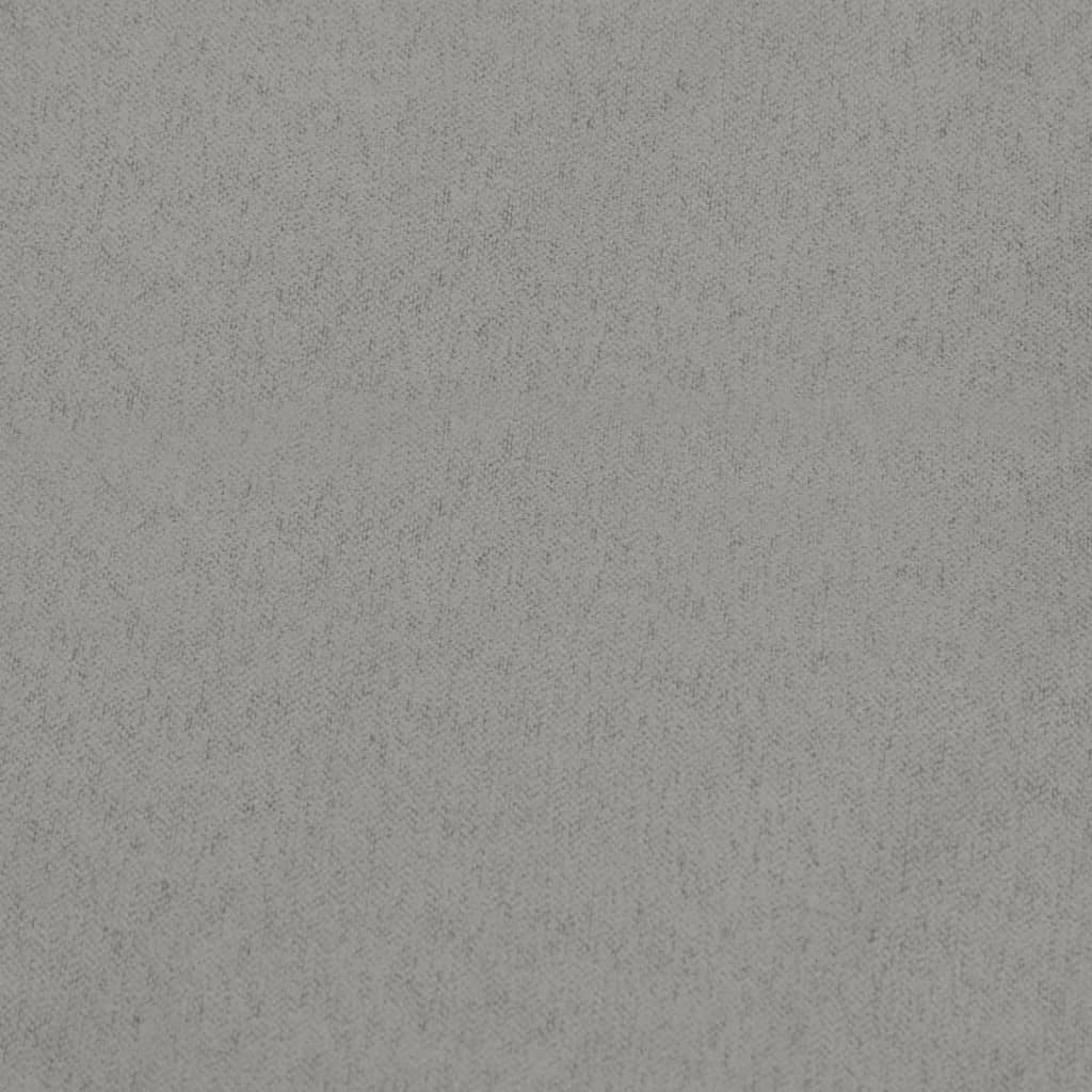 Supama kėdė su pakoja, šviesiai pilkos spalvos, audinys