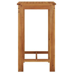 Sodo baro stalas, 60x60x105cm, akacijos medienos masyvas