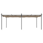 Pavėsinė, taupe spalvos, 3x3x2,65m, 180 g/m²