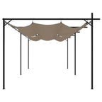 Pavėsinė, taupe spalvos, 3x3x2,65m, 180 g/m²