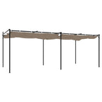 Pavėsinė, taupe spalvos, 3x3x2,65m, 180 g/m²