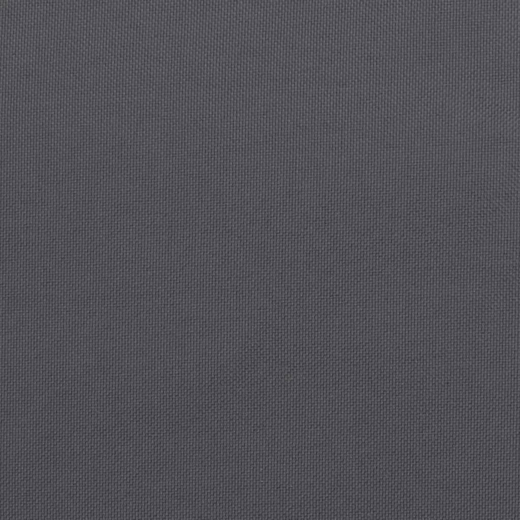 Sodo suoliuko pagalvėlė, antracito spalvos, 200x50x7cm, audinys