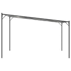Proginė palapinė su 10 sienomis, raudona, 6x4m, HDPE
