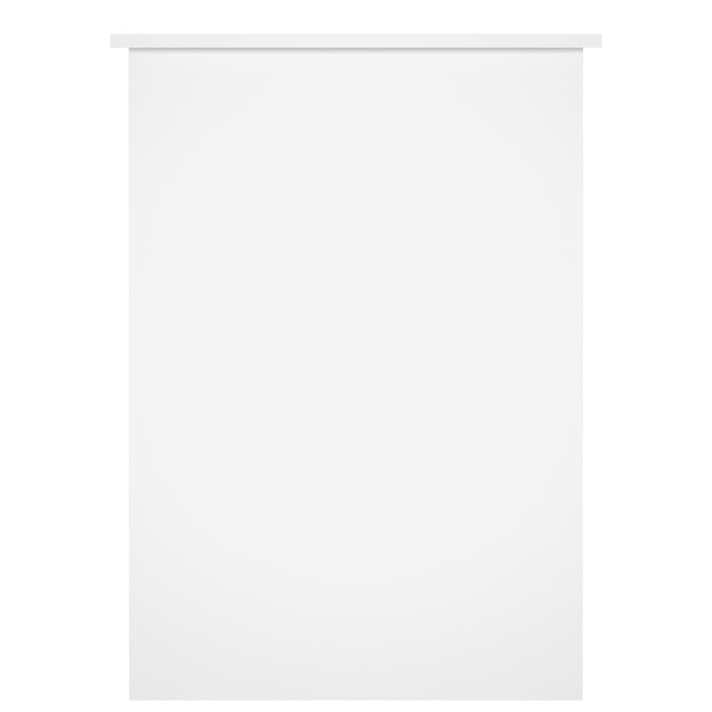 Rašomasis stalas, baltos spalvos, 100x55x75cm, apdirbta mediena