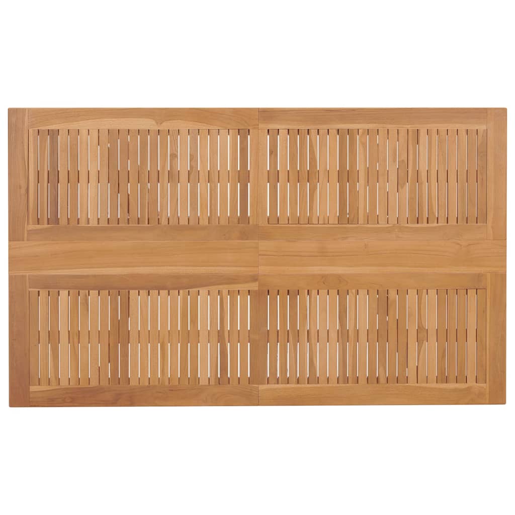 Sodo valgomojo komplektas 7 pcs Ruda Kieto teka medžio