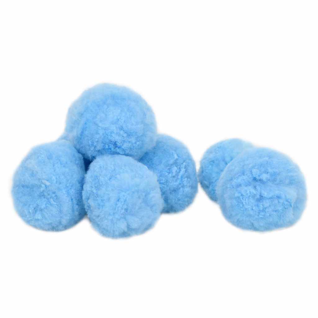 Kamuoliukai baseino filtrui, mėlyni, polietilenas, 700g