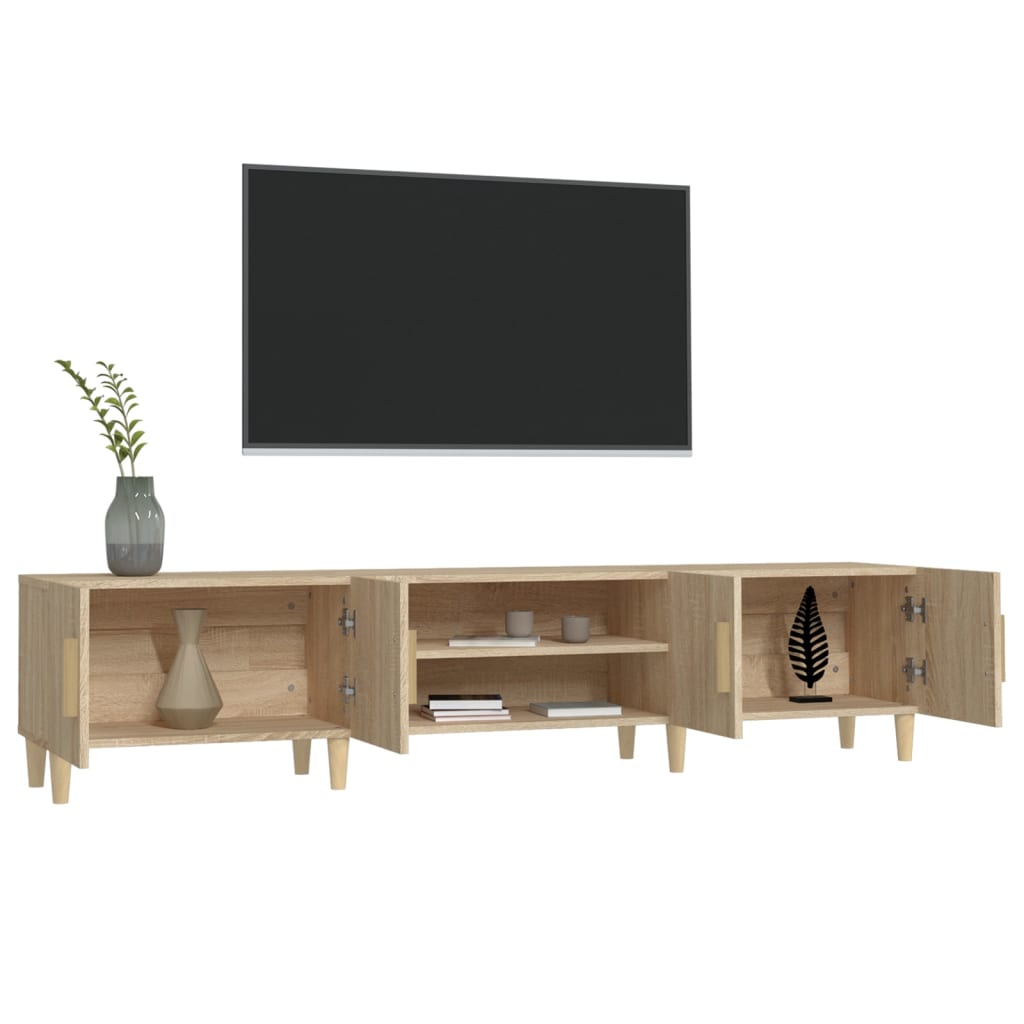 TV spintelė, sonoma ąžuolo spalvos, 180x31,5x40cm, inžinerinė mediena