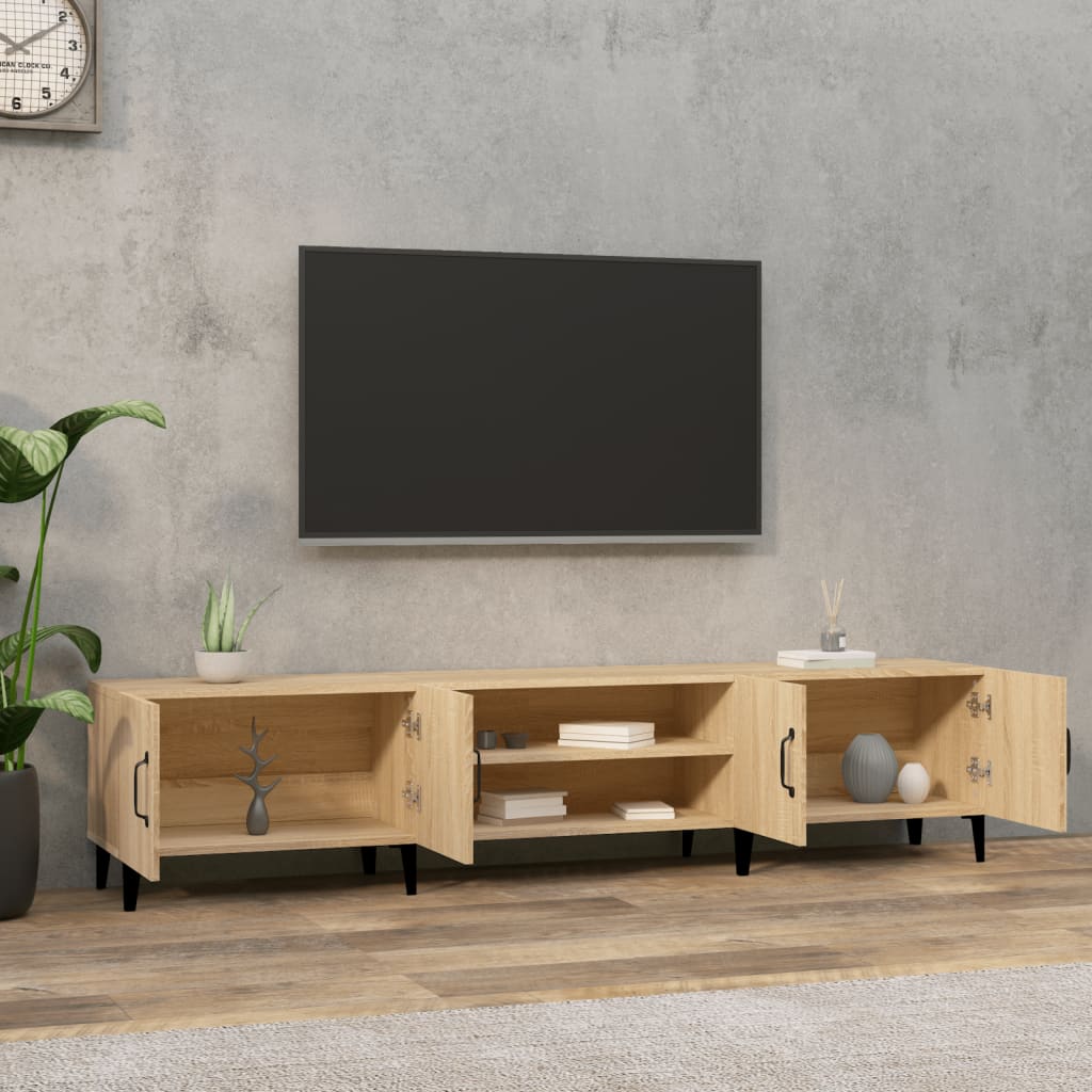 TV spintelė, sonoma ąžuolo spalvos, 180x31,5x40cm, inžinerinė mediena