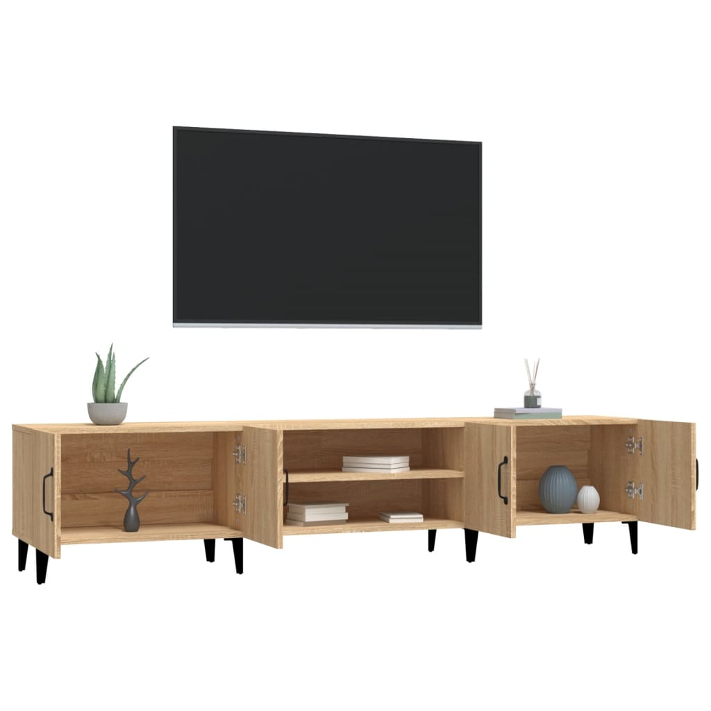 TV spintelė, sonoma ąžuolo spalvos, 180x31,5x40cm, inžinerinė mediena