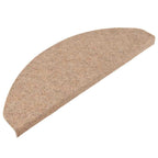 Lipnūs laiptų kilimėliai, 10vnt., smėlio, 65x22,5x3,5cm