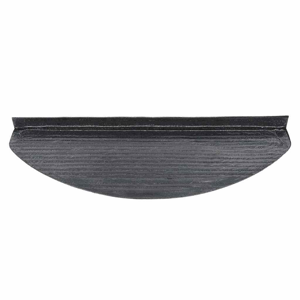 Lipnūs laiptų kilimėliai, 10vnt., juodi, 65x22,5x3,5cm