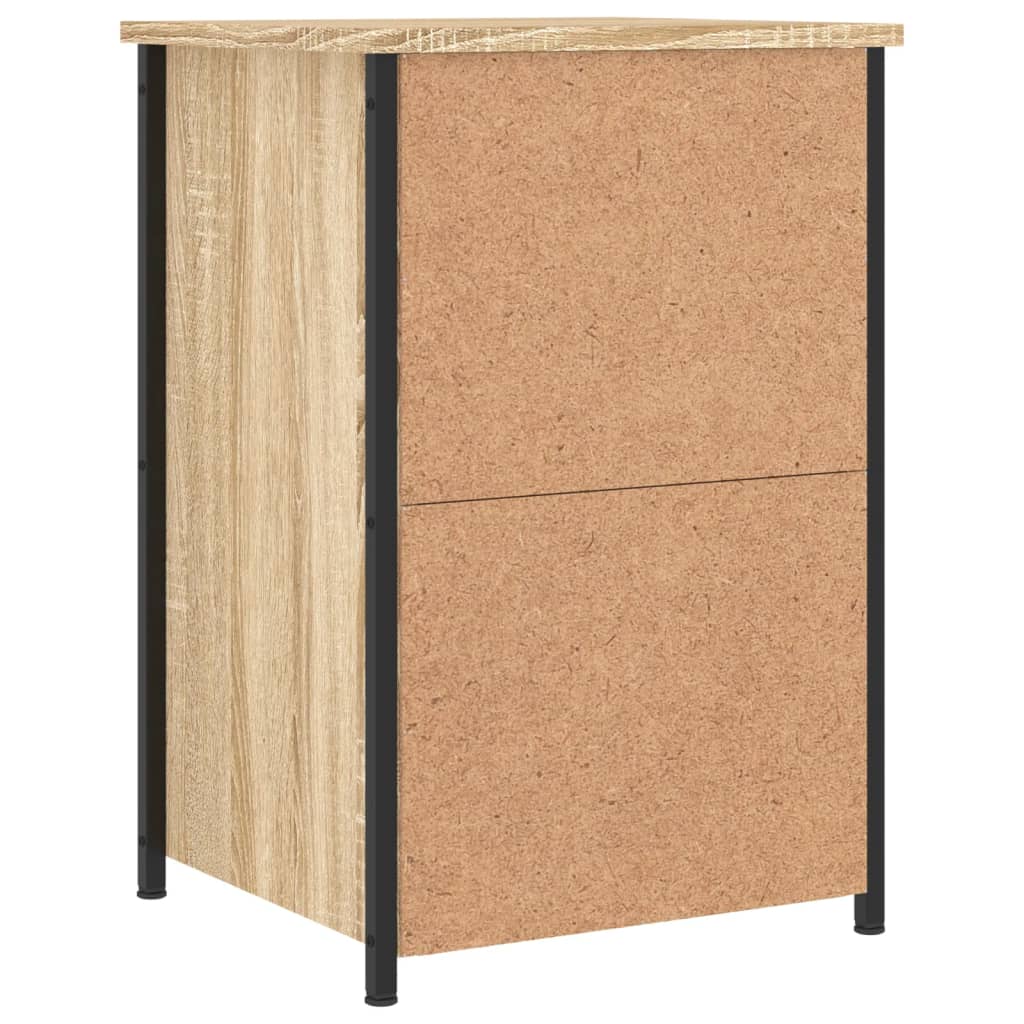 Naktinės spintelės, 2vnt., sonoma ąžuolo, 40x36x60cm, mediena