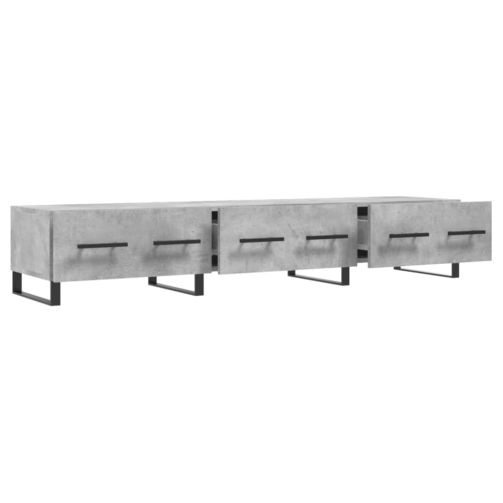 Televizoriaus spintelė, betono pilka, 150x36x30cm, mediena