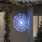 Kalėdiniai šviestuvai fejerverkai, 2 vnt., šalti balti, 140 LED