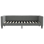 Sofa, tamsiai pilkos spalvos, 90x200cm, audinys