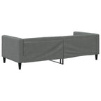 Sofa, tamsiai pilkos spalvos, 90x200cm, audinys