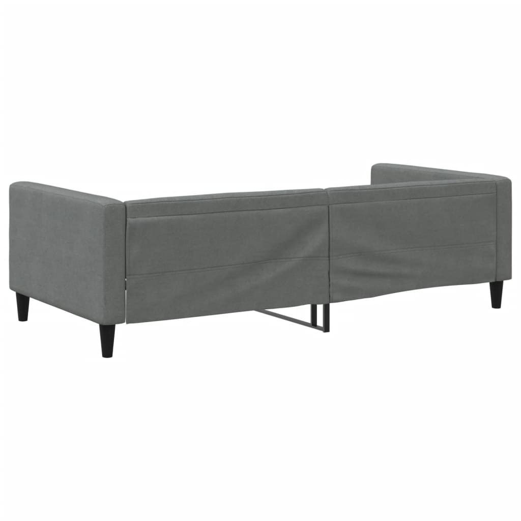 Sofa, tamsiai pilkos spalvos, 100x200cm, audinys