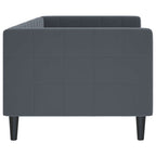 Sofa, tamsiai pilkos spalvos, 80x200cm, aksomas