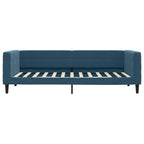 Sofa, mėlynos spalvos, 90x200cm, aksomas