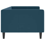 Sofa, mėlynos spalvos, 90x200cm, aksomas