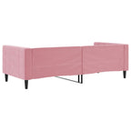 Sofa, rožinės spalvos, 90x200cm, aksomas