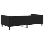 Sofa, juodos spalvos, 100x200cm, aksomas