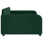 Sofa, tamsiai žalios spalvos, 100x200cm, aksomas