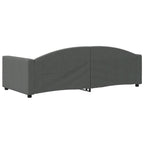 Sofa, tamsiai pilkos spalvos, 90x200cm, audinys