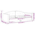 Sofa, juodos spalvos, 90x190cm, aksomas