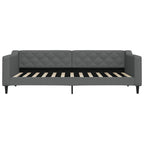 Sofa, tamsiai pilkos spalvos, 90x200cm, audinys