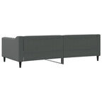 Sofa, tamsiai pilkos spalvos, 100x200cm, audinys