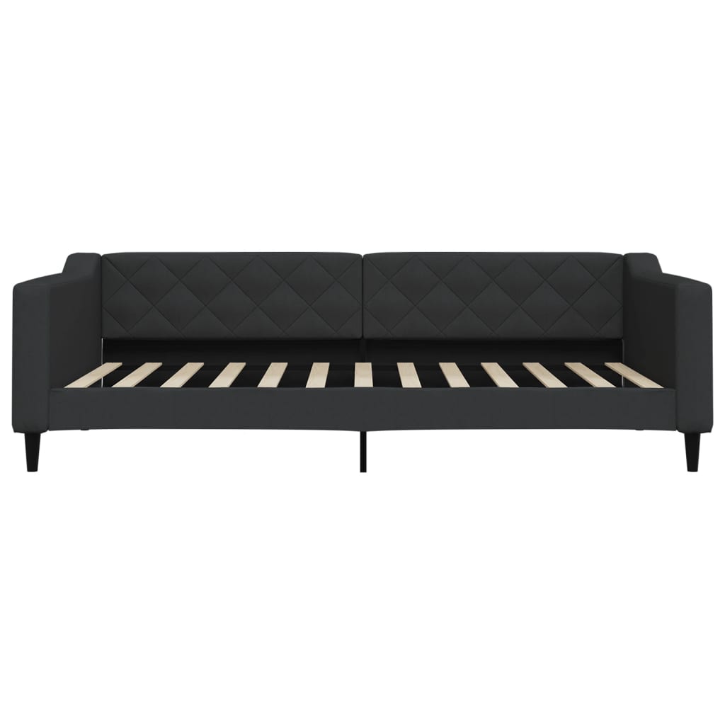 Sofa, juodos spalvos, 100x200cm, audinys