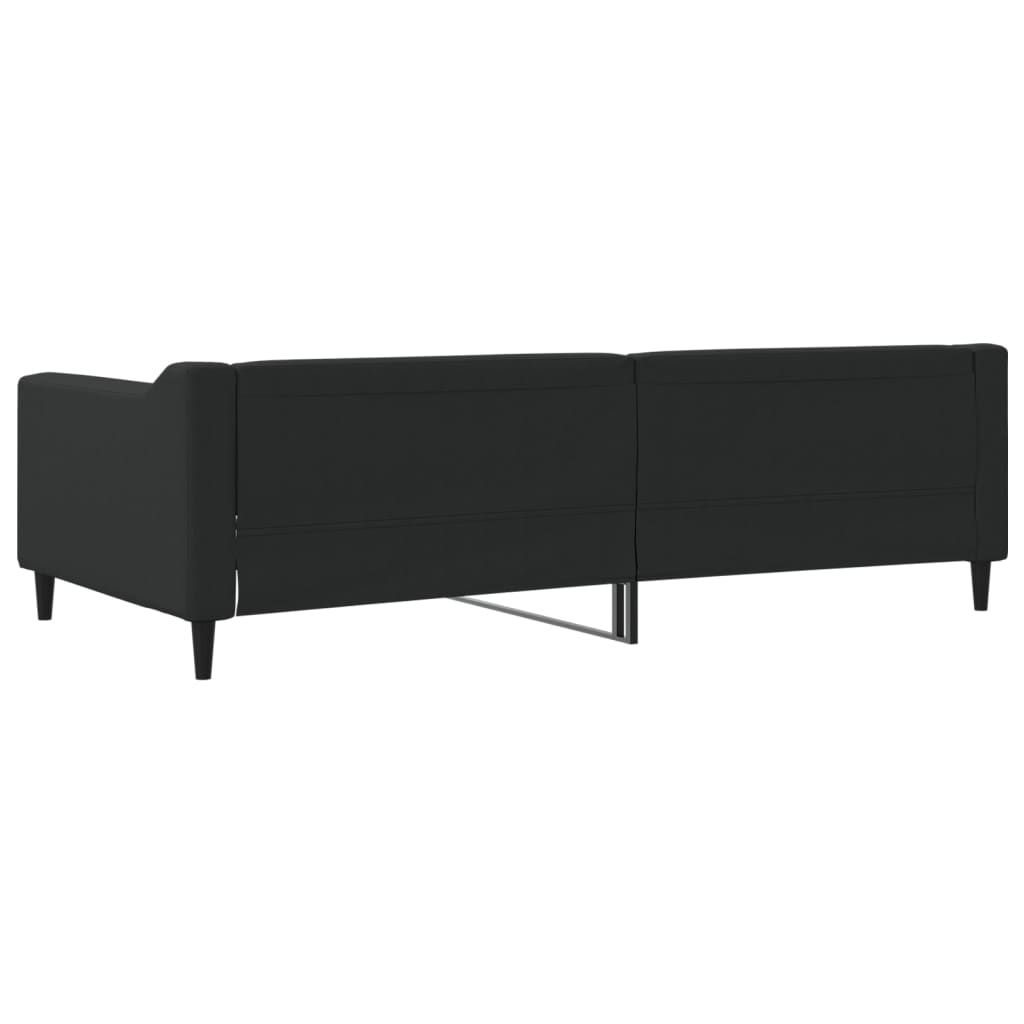 Sofa, juodos spalvos, 100x200cm, audinys