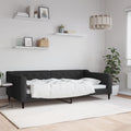 Sofa, juodos spalvos, 100x200cm, audinys
