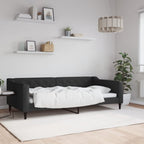 Sofa, juodos spalvos, 100x200cm, audinys