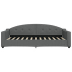 Sofa, tamsiai pilkos spalvos, 90x200cm, audinys