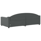 Sofa, tamsiai pilkos spalvos, 90x200cm, audinys