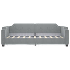 Sofa, šviesiai pilkos spalvos, 90x200cm, audinys