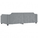Sofa, šviesiai pilkos spalvos, 90x200cm, audinys