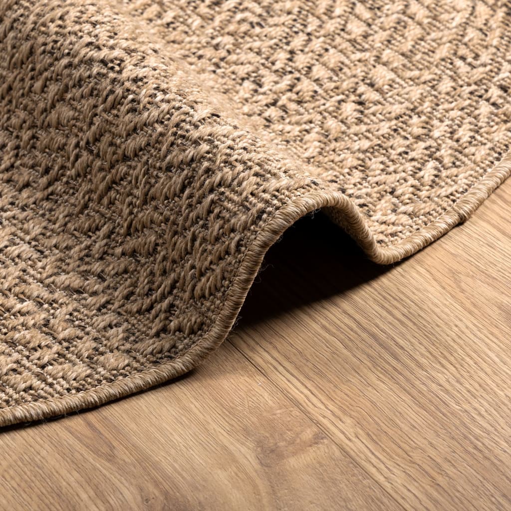 Kilimas ZIZUR, 160cm, džiuto imitacija, vidaus ir lauko