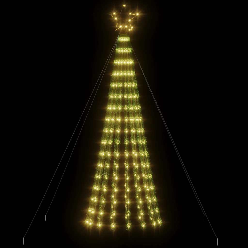 LED Kalėdų eglutė 275 LED Šiltai Balta 180 cm