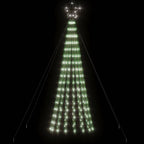 LED Kalėdų eglutė 275 LED Šalta Balta 180 cm