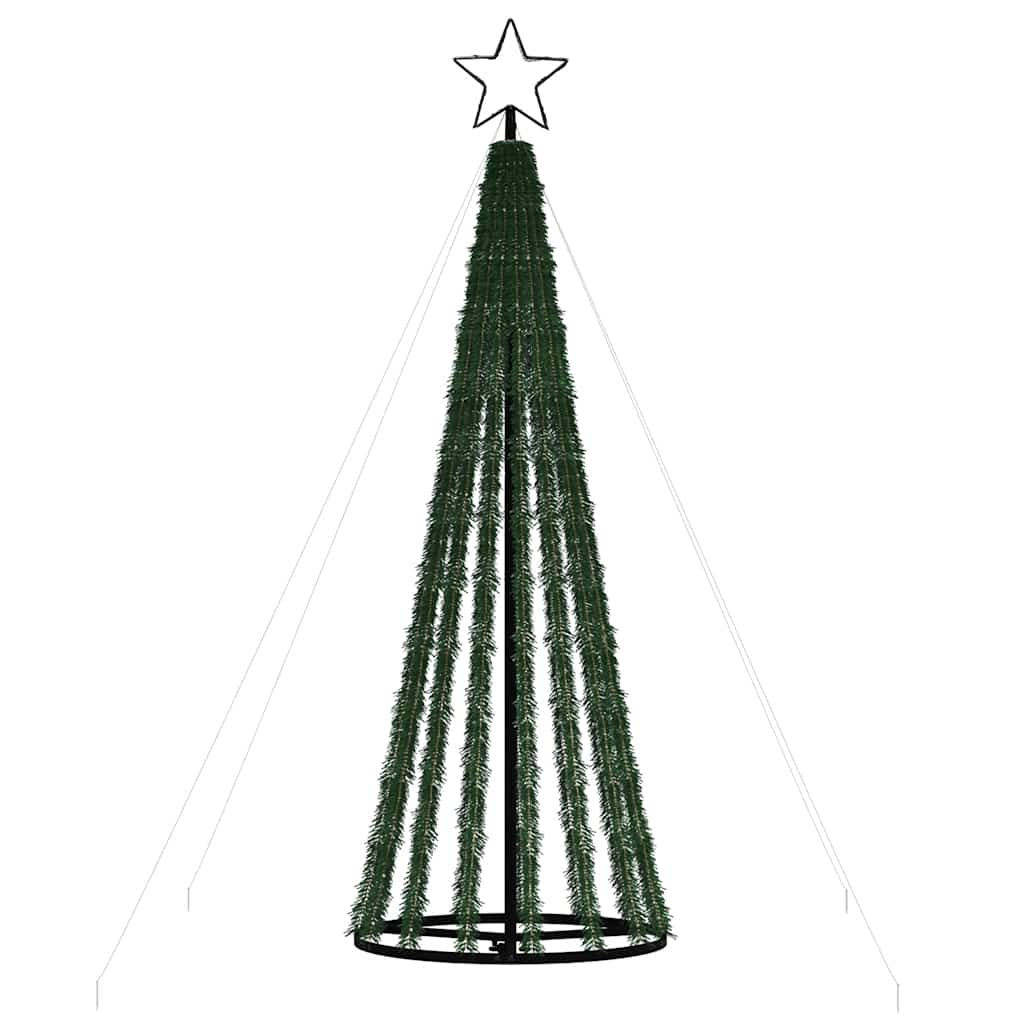 LED Kalėdų eglutė 275 LED Šalta Balta 180 cm