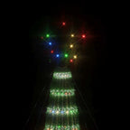 LED Kalėdų eglutė 275 LED Spalvingi 180 cm