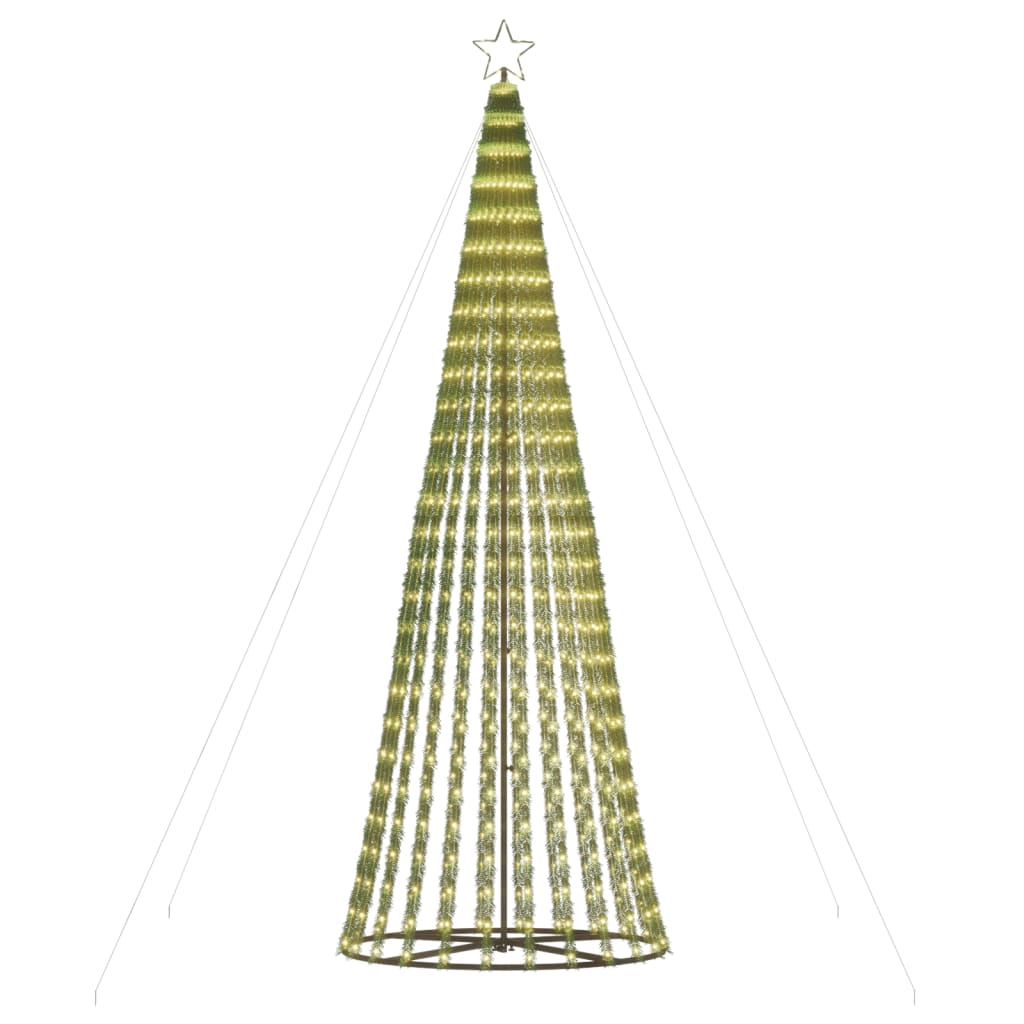 LED Kalėdų eglutė 688 LEDs Šilta Balta 300 cm