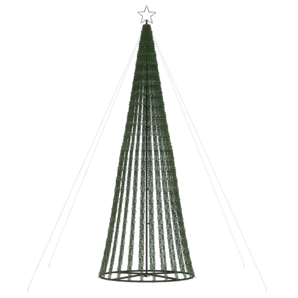 LED Kalėdų eglutė 688 LED Šaltai Balta 300 cm
