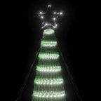 LED Kalėdų eglutė 688 LED Šaltai Balta 300 cm