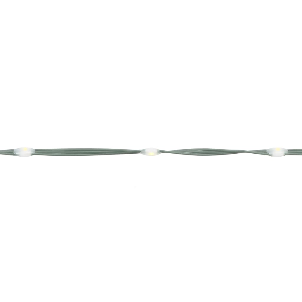 LED Kalėdų eglutė 1544 LEDs Šilta Balta 500 cm