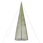 LED Kalėdų eglutė 1544 LED Šaltai Balta 500 cm